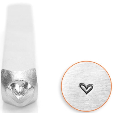 ImpressArt Design tampon, 3 mm, motif coeur