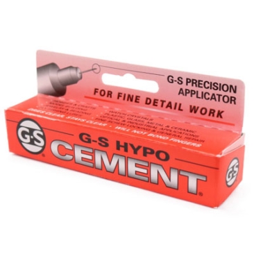G-S Hypo Cement, Jewelry Glue, tube with 9 ml, precision applicator included