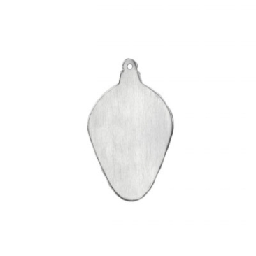 ImpressArt Stamp Blank Christmas Ornament Cone Small, 38 x 23 mm