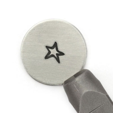 ImpressArt Design Stamp, 6 mm, motif star