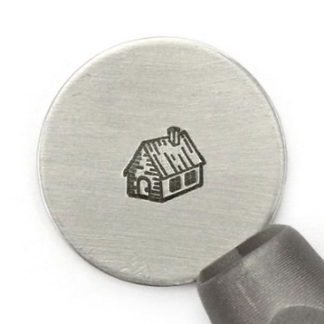 ImpressArt Design Stempel, 6 mm, Motiv Blockhütte