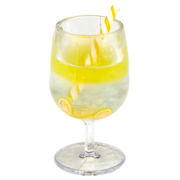 Pendentif en plastique verre avec jus de fruit(rempli de résine époxy et d'argile polymère), 46 x 21 mm, oeillet : 2 mm