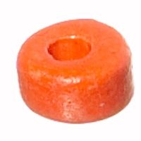 Ceramic bead spacer, approx. 7 x 4 mm, orange