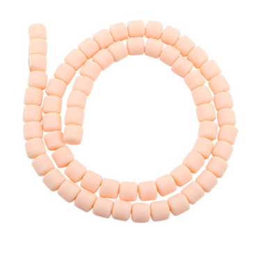 Tonneau de perles Katsuki, 7 x 6 mm, couleur Peach, quantité un brin