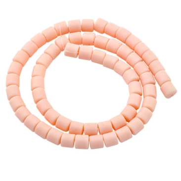 Katsuki Beads Ton, 7 x 6 mm, Colour Pink, Quantity one strand