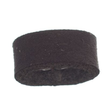 Schlaufe für Craft Lederband, 16 mm x 8 mm, Coffee
