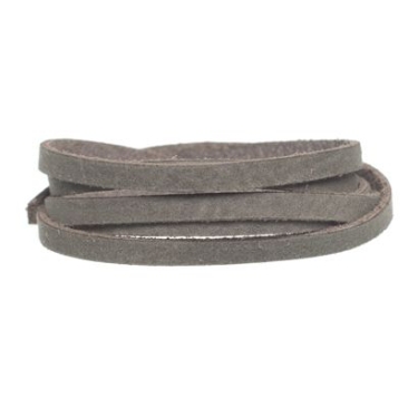 Craft leather strap, 5 mm x 1.5 mm, length 1 m, Forrest