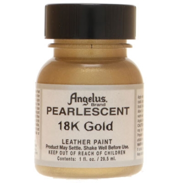 Angelus Leather Paint Pearlescent 18K Gold , Content: 29,5 ml