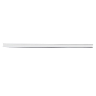 Flexible nose clip for mouth and nose masks, 100 x 5 mm, white, iron wire with plastic coating
