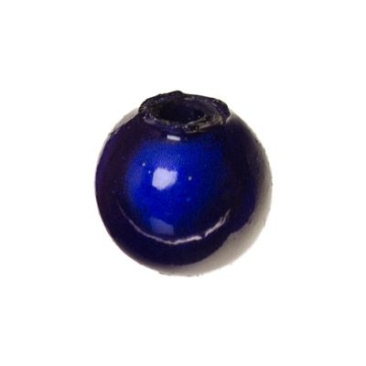 Wonder Kralen / Miracle Beads, Kogel 6 mm, donkerblauw