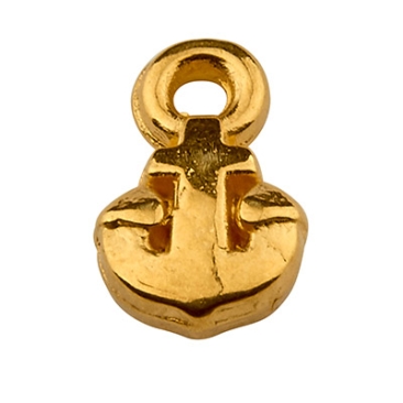 Metal pendant anchor, 5 mm, gold-plated