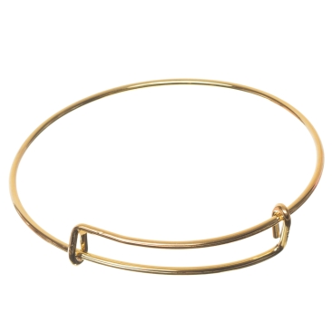 Bracelet, diamètre 64 mm, doré