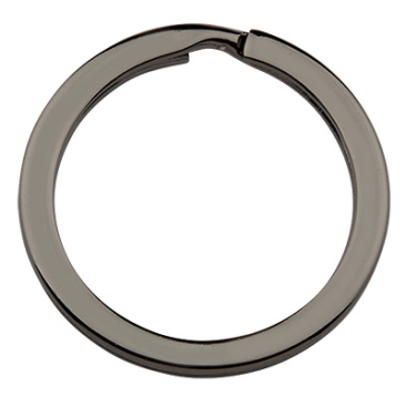 Key ring, gunmetal, diameter 28 mm
