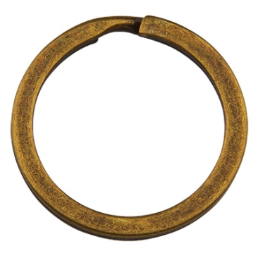 Schlüsselring, bronzefarben, Durchmesser 25 mm