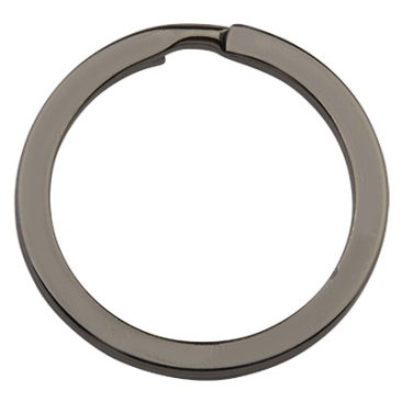Key ring, gunmetal, diameter 25 mm