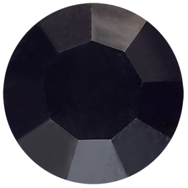 Preciosa Kristallstein Chaton Maxima SS29 (ca. 6 mm), Farbe: dark indigo, Unterseite Folie (Dura Foiling)