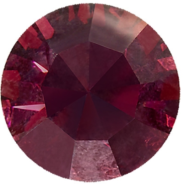Preciosa Kristallstein Chaton Maxima SS29 (ca. 6 mm), Farbe: amethyst, Unterseite Folie (Dura Foiling)