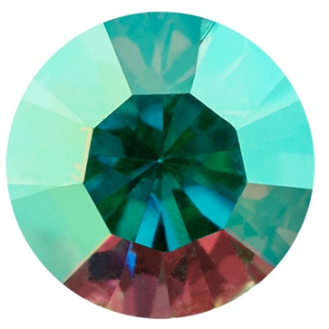 Preciosa Kristallstein Chaton Maxima SS29 (ca. 6 mm), Farbe: crystal, Unterseite Folie (Dura Foiling) AB