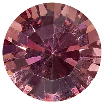 Preciosa Kristallstein Chaton SS39 (ca. 8 mm), Farbe: light amethyst, Unterseite Folie (Dura Foiling)