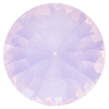 Preciosa Kristallstein Chaton SS39 (ca. 8 mm), Farbe: rose opal, Unterseite Folie (Dura Foiling)