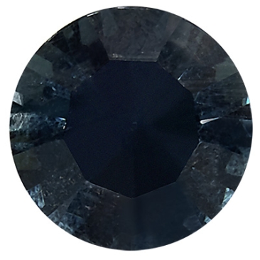 Preciosa kristalsteen Chaton SS39 (ca. 8 mm), kleur: montana, onderzijde folie (Dura Foiling)