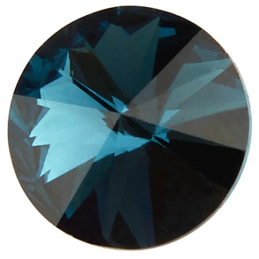 Preciosa kristalsteen Rivoli, maat: SS29 (ca. 6 mm), kleur: montana, onderzijde folie