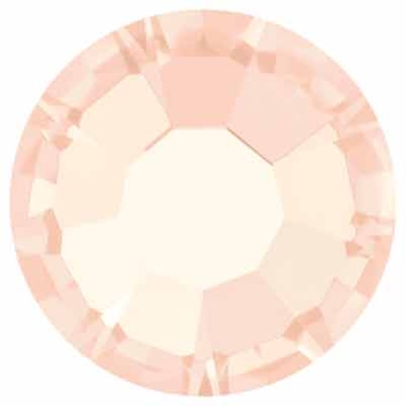 Preciosa Kristallstein Flat Back, Schliff: Rose Maxima, Größe: SS16 (ca. 4 mm), Farbe: gold quartz, Unterseite Folie