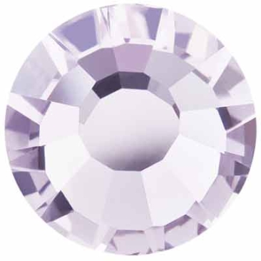 Preciosa Kristallstein Flat Back, Schliff: Rose Maxima, Größe: SS16 (ca. 4 mm), Farbe: pale lilac, Unterseite Folie