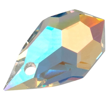 Preciosa Pendant Drop, Drop Pendant 681, 6 x 10 mm, Colour:, crystal AB