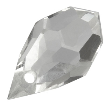 Preciosa Drop Pendant 681, 6 x 10 mm, colour:, crystal