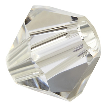 Preciosa Perle, Form: Bicone (Rondelle Bead), Größe 3 mm, Farbe: crystal