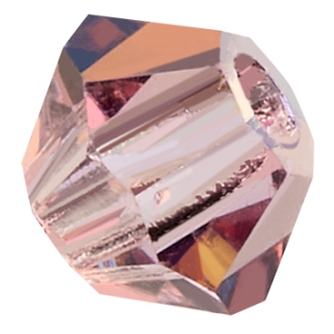 Preciosa kraal, vorm: Bicone (Rondelle Bead), maat 3 mm, kleur: licht amethistAB