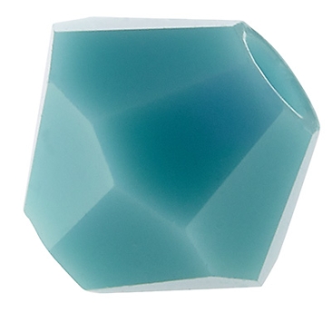 Preciosa Perle, Form: Bicone (Rondelle Bead), Größe 4 mm, Farbe: turquoise