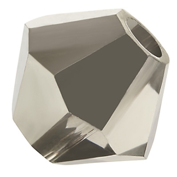 Preciosa kraal, vorm: Bicone (Rondelle Bead), maat 4 mm, kleur: kristal heliotroop