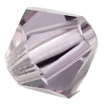 Preciosa bead, shape: Bicone (Rondelle Bead), size 6 mm, colour: pink sapphire
