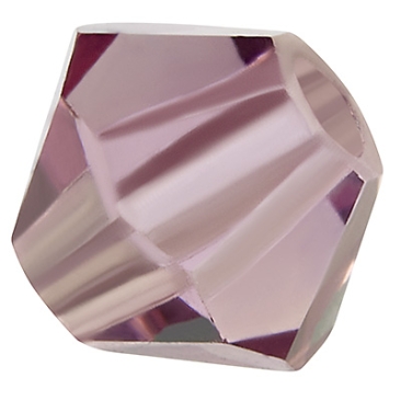Preciosa Perle, Form: Bicone (Rondelle Bead), Größe 6 mm, Farbe: light amethyst