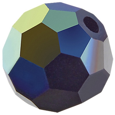 Preciosa bead ball, Round Bead, Shape: Round, 4 mm, Colour:, jet AB