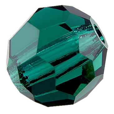 Preciosa parel bal, Ronde kraal, Vorm: Rond, 4 mm, Kleur: smaragd