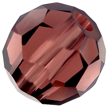 Preciosa bead ball, Round Bead, Shape: Round, 4 mm, Colour:, light burgundy