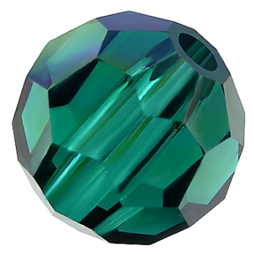 Preciosa pearl ball, Round Bead, Shape: Round, 4 mm, Colour:, emerald AB