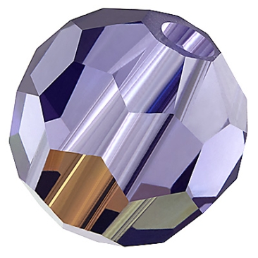 Preciosa pearl ball, Round Bead, Shape: Round, 4 mm, Colour:, tanzanite AB