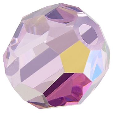 Preciosa Perle Bille, Round Bead, Forme : Rond, 4 mm, couleur :, pink sapphire AB