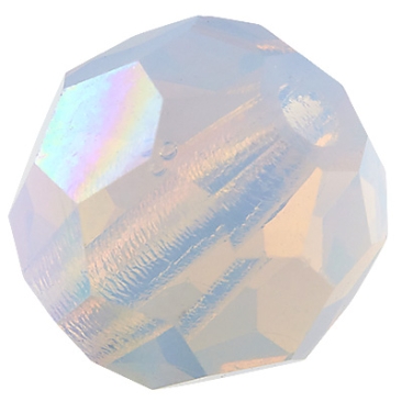 Preciosa parel bal, Ronde kraal, Vorm: Rond, 4 mm, Kleur:, wit opaal AB