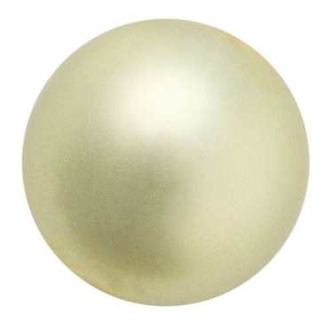Preciosa pearl ball, Nacre Pearl, shape: Round, 4 mm, Colour: light green