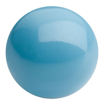 Preciosa pearl ball, Nacre Pearl, shape: Round, 4 mm, Colour: crystal aqua blue