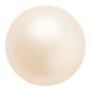 Preciosa Perle Kugel, Nacre Pearl, Form: Rund, 4 mm, Farbe: creamrose