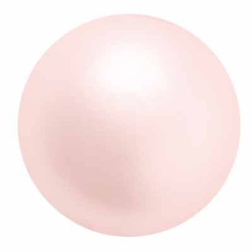 Preciosa perle boule, Nacre Pearl, forme : Rond, 4 mm, couleur : rosaline
