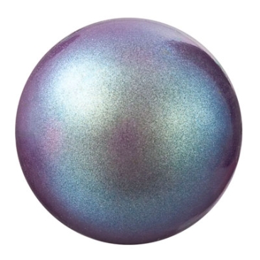 Preciosa parelbol, Nacre parel, Vorm: Rond, 4 mm, kleur: parelmoer paars