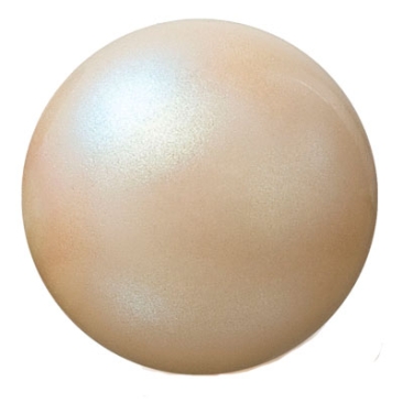 Perle Preciosa, Nacre Pearl, forme : Rond, 4 mm, Couleur : jaune perlecent