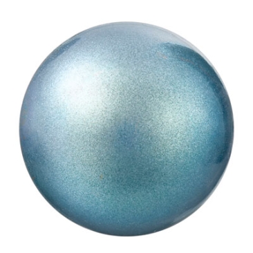 Preciosa pearl ball, Nacre Pearl, Shape: Round, 4 mm, colour: pearlescent blue